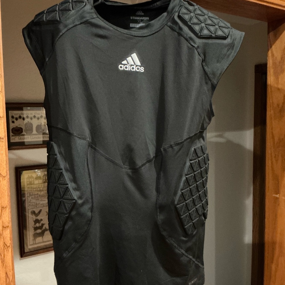 New Adidas Alphaskin Force 5-Pad Shirt Size X-Large CE7062-370 ClimaCool